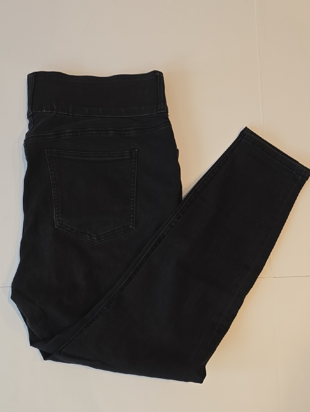 Size 16 Black High-Waist Skinny Jeans